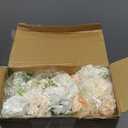 Tigeen Artificial Flowers Artificial Peonies Silk Flowers Faux Peony Fake Peony Silk Hydrangea Bouquet for Wedding Table Centerpiece Floral Vase Decor(Champagne White,12 Bundles)