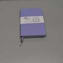 Thick Bullet Notebook with 366 Numbered Pages, A5 Dotted Journal for Writing with 100GSM Dot Grid Paper, Hardcover Leather Notebooks for Women Men School Note Taking Work Diary, 5.7"x8.3" Lavender