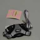 rabbitgoo Cat Harness and Leash for Walking, Escape Proof Soft Adjustable Vest Harnesses for Cats, Easy Control Breathable Reflective Strips Jacket, Grey, S