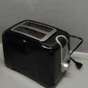 BLACK+DECKER 2-Slice Toaster, T2569B, Extra Wide Slots, 6 Shade Settings, 850 Watts, Crumb Tray, Cancel Button