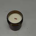 Fontana Candle Co Wood Wick Beeswax Jar Candle, Warm Flannel Made Safe with Coconut Oil & Pure Essential Oils 35+ Hrs Clean Burn, Long Lasting and Non-Toxic Candles for Home & Room Dcor