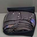 Topcee Weighted Blanket (7 lbs, 40" x 60") Cooling Throw Heavy Blanket for Sleeping Apply to 40-60 lbs, Soft Thick Breathable Blanket with Glass Bead, Easy Care (17-grey Starry Sky)