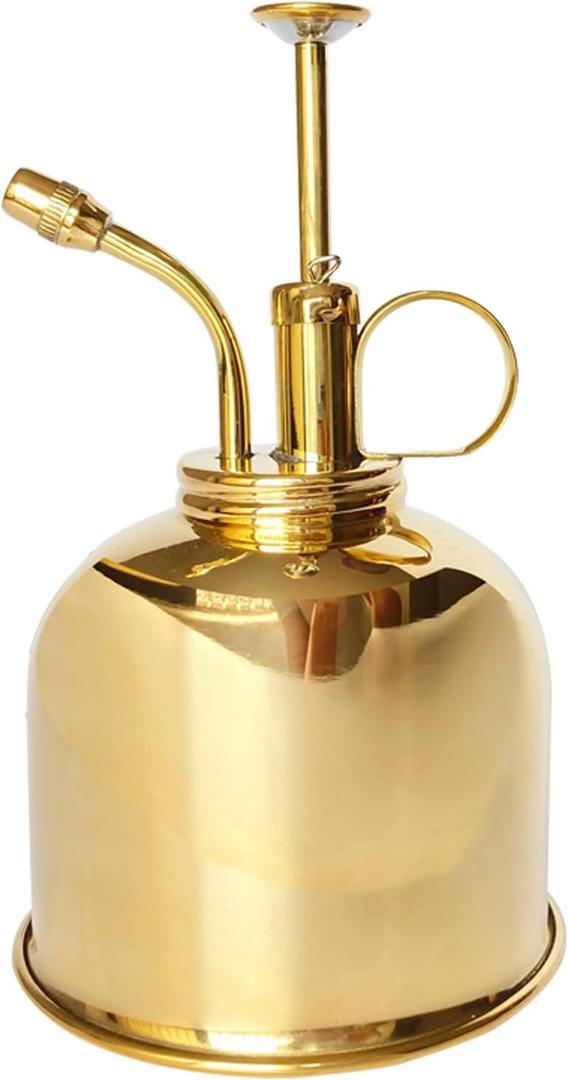 Brass Golden Spray Lianshi can Plant Spay Bottle Inner Flower Spray Mister 300ml/ 10.56 oz 1pcs/ Lot