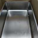 Stainless Steel Litter Box XL, 23.6" X 15.7" X 6" Steel Litter Box,Extra Large Metal Litterbox for Big Cat, Multiple Cats,Non Stick and No Smell, Easy Cleaning