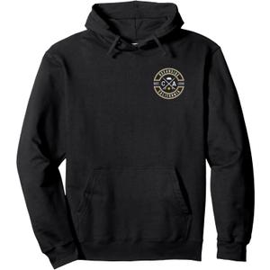 Oceanside California CA Retro Surfer Beach Front & Back Pullover Hoodie, S