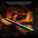 AiJoy 88 Keys Foldable Piano Keyboard with Colorful Lighted Keys Piano
