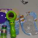 Gazillion Bubbles VorTech Wand Toy for Toddlers, Easy, Safe, Push-Button Bubble Fun, Includes 4 oz Solution and Dip Tray, Outdoor Gift for Boys and Girls, Ages 3+, Green