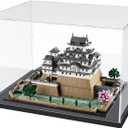 Choowin Acrylic Display Case for Lego 76419 for Lego Hogwarts Castle and Grounds for Lego Display Thickened Clear Acrylic Display Cases for Collectibles Assemble Dustproof Display Box(Black Base)