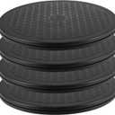 MUKCHAP 4 Pack 10 Inch Rotating Swivel Stand Turntable, 360 Round Swivel Turntable with Steel Ball Bearings, Multi-use Lazy Susan for Various Utility Uses, 55 Lbs Carrying Capacity
