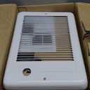 Cadet Com-Pak Electric Wall Heater Complete Unit With Thermostat (Model: CSC202TW, Part: 67507), 6825/5120 BTU, 240/208 Volt, 2000/1500 Watt, White