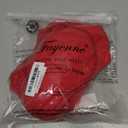 Fayenne Womens Tops Deep V Neck Cross Wrap Sexy Tops Polka Dot Mesh Long Sleeve T Shirt Casual Blouses (Medium, Red)