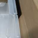 IRIS USA 72 QT Plastic Storage Box with Lid and Latches - 4 Pack - BPA-Free, See-Through Organizing Solution, Durable Nestable Stackable Containers, Secure Pull Handle - Clear