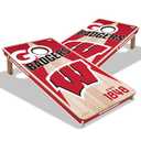 YouTheFan NCAA Wisconsin Badgers 2’ x 4’ Professional Wood Cornhole Game