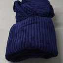 Oversized Bath Sheets 40x80 Inches Extra Large Bath Towels for Adults Super Soft Quick Dry Highly Absobent Microfiber Shower Towels for Bathroom, Pool, Gym, Yoga Towel (Navy Blue, 2Piece)