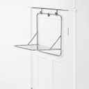 Whitmor Over The Door Drying Rack, 6 Rod Foldable Clothes Drying Rack, Holds 20 lbs, Heavy Duty Towel Rack for Laundry Room, Bathroom, Bedroom, 20" L x 16.14" W x 22" H, Grey
