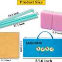 American Mahjong Set Pink 166 Mahjong Tile Set 1.2-inch American Mahjong Tile Set Equipped with Mahjong Racks with Pushers Mahjong Table Mat Mahjong Set Storage Bag