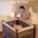 Pamo Babe Pack and Play with Bassinet, Portable Playard for Baby