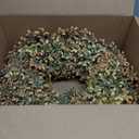26" Artificial Fall Boxwood Wreath for Front Door Decoration(Autumn Orange)