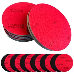 12 PCS Bowling Sanding Pads, Bowling Ball Sanding Sand Pads Polishing Cleaning Kit, Grit 400, 500~600, 800~1000, 1200~1500, 2000, 2500, 3000, 5000, Bowling Ball Resurfacing Polishing Kit