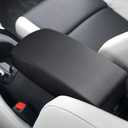 AOMSAZTO Armrest Covers for Corolla 2014-2019 Black Console Cushion for Corolla