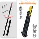 11PCS Universal Serpentine Belt Tool Kit, 3 Sockets (15,16,18mm) & 3 Die Wrench (13,14,15mm), Tensioner Wrench & Belt Removal Tool for Auto Repair, Maintenance & Pulley Release