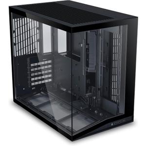 Lian Li O11D Mini V2 Compact ATX Mid-Tower PC Case, Black, No Fans