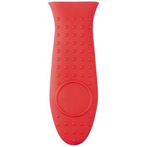 Amazon Basics Silicone Pot Holder Hot Skillet Rectangular Handle Cover for kitchen, Red, 5.6"L x 1.9"W