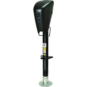 Lippert Components - 813748 Power Stance Tongue Jack with Optional 2-Way to 7-Way powering System for RVs
