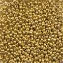 John Bead 500g 6/0 Metallic Light Gold Solgel Czech Glass Round Seed Beads for Jewelry Bracelets Necklace Earring Decorations Design Making