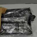 Under Bed Storage with Wheels, 360 Rotating, No-Assembly Underbed Storage Containers, 2PACK (Black)