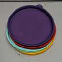 4 Cup Round Silicone Storage Cover Lids Replacement for Anchor Hocking and Pyrex 7201-PC Glass Bowls (Container not Included) (Mix) 4 Pack