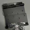 3 Pack Black Door Hinges 4 Inch, Exterior Door Hinges with Square & 5/8" Radius, Removable Pin, Perfect for Heavy-Duty Front & Back Door, Antirust & No Squeaks