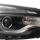 Right Halogen Headlight Assembly Compatible with Envision 2016-2018 w/DRL Passenger Side 84152651 (6-pin)