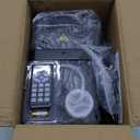 Fog Machine 24 Colorful LED Lights Effect 1200W Smoke Machine and 2500CFM Fog with 1 Wired Receiver and 2 Wireless Remote Controls Perfect Present for Christmas Party Wedding DJ Performance and Stage (9.8*5.5*4.7 Inch)