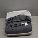 YnM 15lbs Weighted Blanket for Adults, Heavy Bed Throw Blanket with Cooling Glass Beads for All Season Use, Ideal for ~90lbs (48x72 Inches, Twin/Full, Dark Grey)