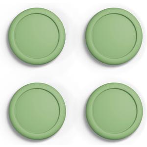eXtremeRate PlayVital Switch Joystick Caps, Switch Lite Thumbstick Caps, Silicone Analog Cover for OLED Joycon Thumb Grips - Matcha Green
