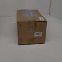 Privacy Door Lever Heavy Duty, 4 Pack Matte Black Left/Right Door Handles Reversible Wave Style Keyless Handing Lever, Bathroom and Rooms Privacy Door Lock (Round Base Black)