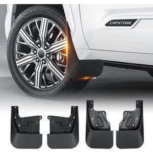 Sunsdrew Mud Flaps for Toyota Tundra 2022-2026 Mudguards Accessories All-Weather Splash Guards 4PCS No-Drill Front&Rear Tundra Mudflaps Set(Not fits SR Models)