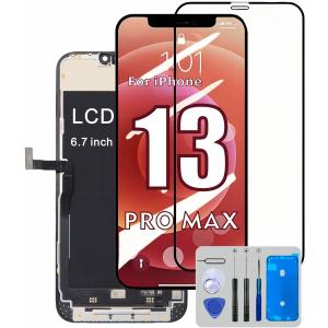 for iPhone 13 Pro Max LCD Screen Replacement Kit, 6.7 A2643 for iPhone 13 Pro Max LCD Display A2484 A2641 A2644 A2645 Screen Digitizer 3D Touch Assembly Repair Part, 120Hz Promotion