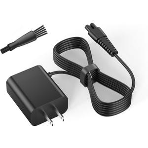 VHBW 4.5V Charger for BaByliss PRO FX870 FX825 Clipper Compatible with FX787 FX788 FX726 Trimmer - 6.5FT Extra Long Power Cord Replacement Part