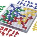 Mattel Games Blokus XL Board Games for Family Night, Brain Games for 2 to 4 Players, Oversized Board and Pieces