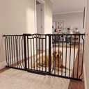Mornyray 62.5-71.6 Inch Extra Wide Baby Gate Pressure Mounted for Doorways