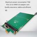 75W PCIE to MXM3.0 Expansion Card PCI-E to MXM Adapter Converter USB3.0 for BTC Mining Mxm Graphics Card Card