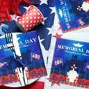 40Pcs Memorial Day Napkins,Veterans Day Party Supplies Patriotic Soldiers Theme Paper Napkins for Independence day, Memorial Day Decorations