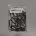 Small Carabiner Clip Hook, 1.57 inch 25 pcs Black Heavy Duty Spring Snap Hook Key Chain, Carabiners Clips for Outdoor Camping, Swing Set, Hammock, Hiking Travel, Fishing, Quick Link Keychain