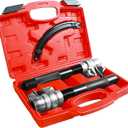 2-Piece Coil Spring Compressor Tool Heavy Duty Macpherson Strut Spring Compressor Set with Safety Jaws and Holder, Max Load 2645 LBs