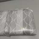 DDQQ 4Pcs Grey Shower Curtain Set with Rugs Stripe Bathroom Sets Geometric Wave Lines Shower Curtain with 12 Hooks Bathroom Decor with Rugs Bath Accessories with Mats Toilet Lid Cover