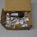 Minetom 33 Feet 100 Led Globe Ball String Lights, Fairy String Lights Plug in with Remote, Waterproof Globe String Lights for Indoor Outdoor Party Wedding Christmas Tree Garden Decoration, Pure White