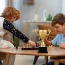 Plastic Gold Trophy Cup, Golden Trophies Trophy Cup for Sports Footabll Competition Tournaments Party