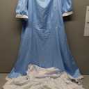 Tvnxdgl Alice Costume Women Wonderland Maid Outfit Anime Lolita Dress Halloween Cosplay Maid Apron Gloves Headband Socks Set, Size 2XL